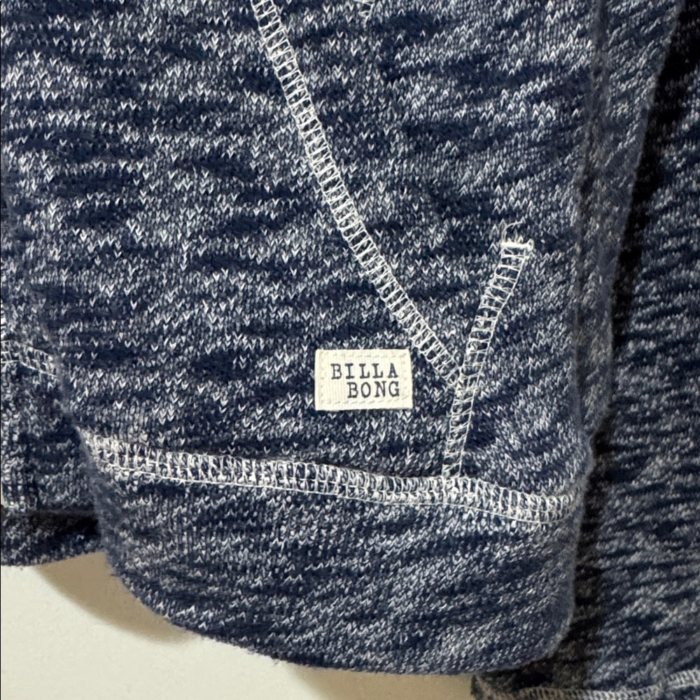 Billabong Navy and White Hoodie Jacket - Picture 4 of 6